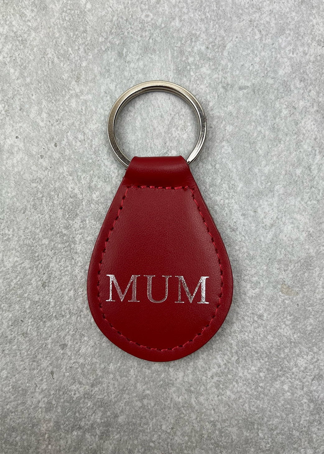 Outlet - Personalised Pear Shaped Keyring