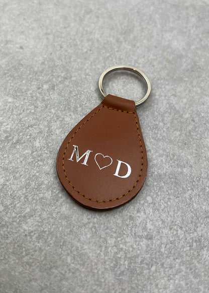 Outlet - Personalised Pear Shaped Keyring