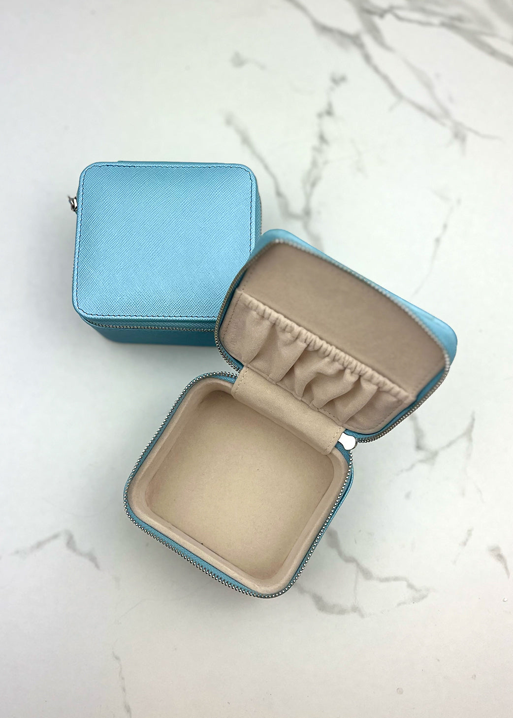 Mini Square Travel Jewellery Case