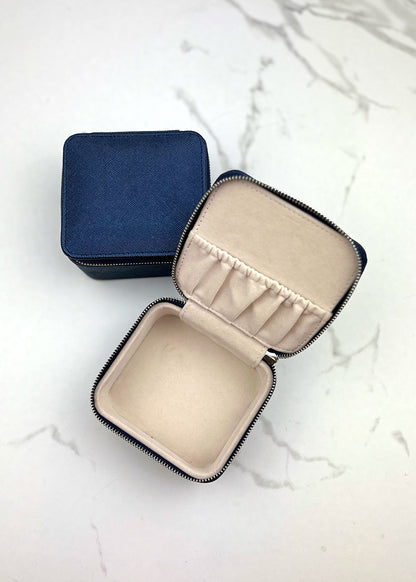 Mini Square Travel Jewellery Case