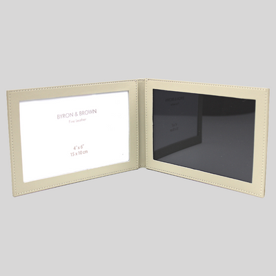 Leather Folding Travel Picture Frame
