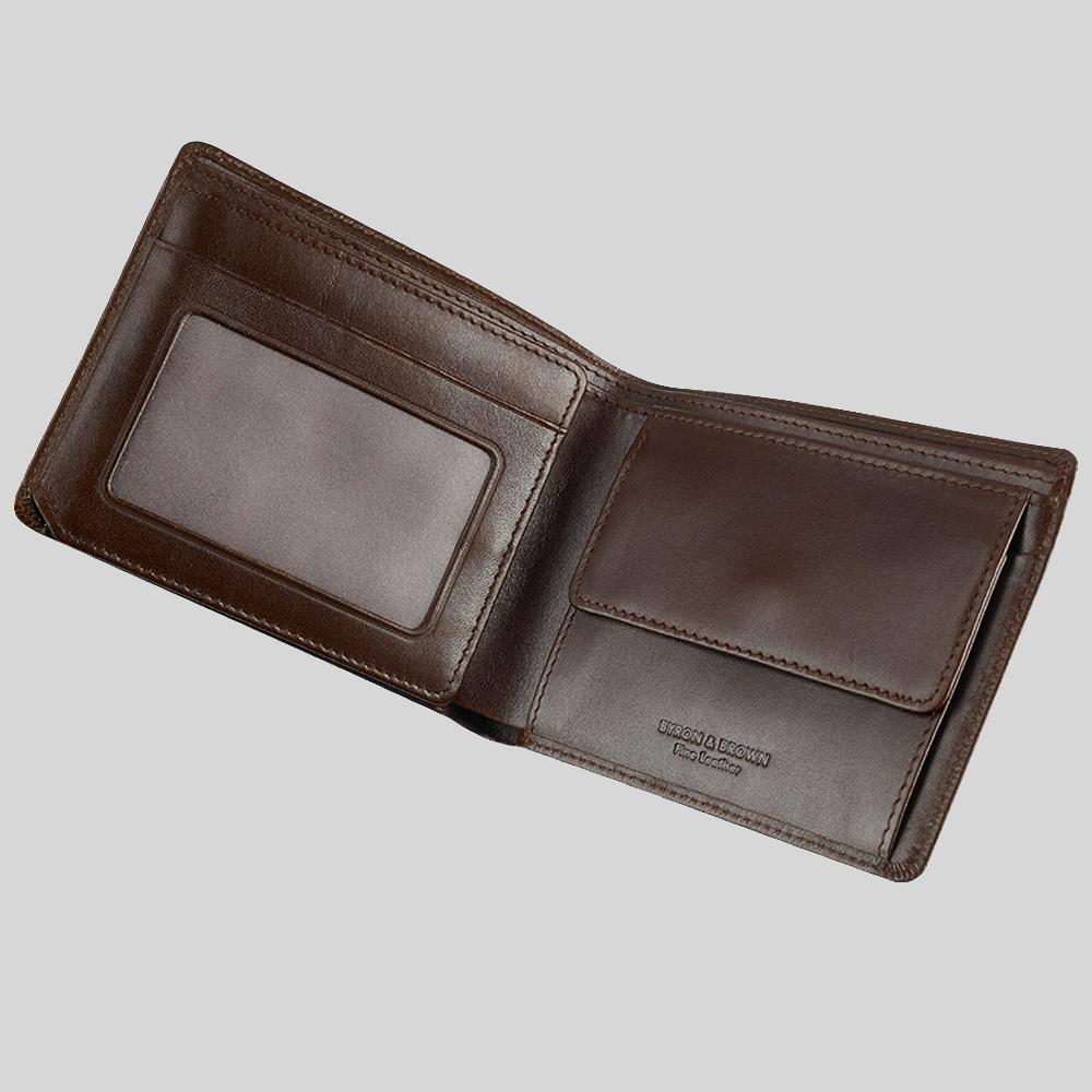 Classic 9 Cards and Coin Pocket Tri Fold Wallet