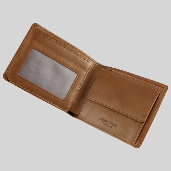 Classic 9 Cards and Coin Pocket Tri Fold Wallet