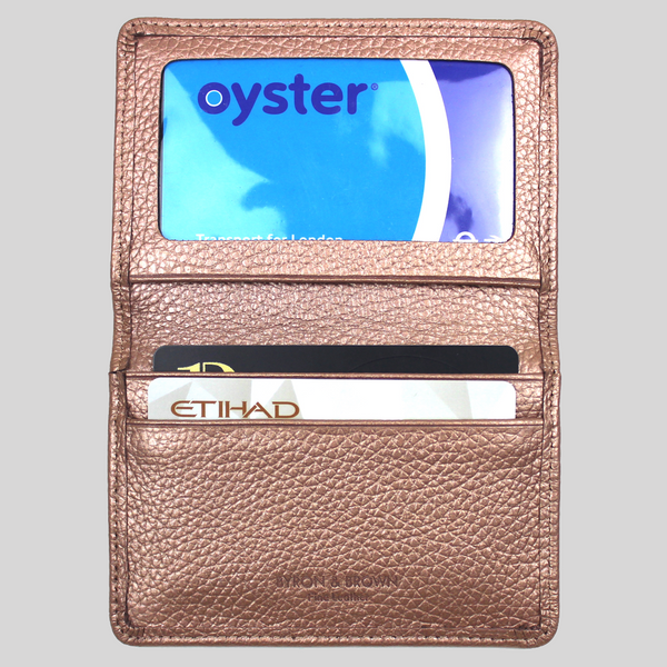 Leather Travel Card Holder