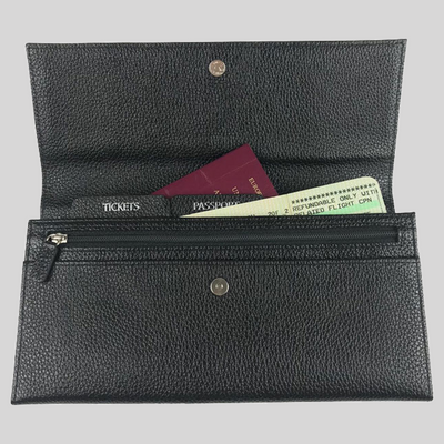 Leather Travel Wallet, Travel Organiser, Passport Holder, Travel Organizer, Holiday, Honeymoon Gift,