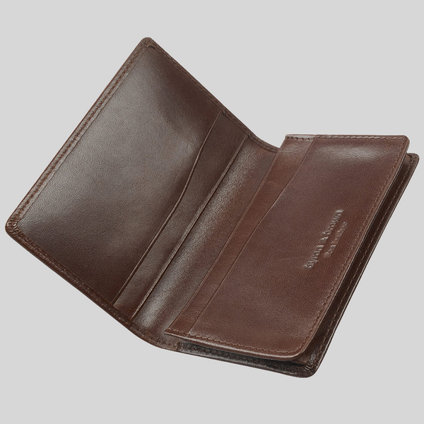 Leather Folding Business Card Case