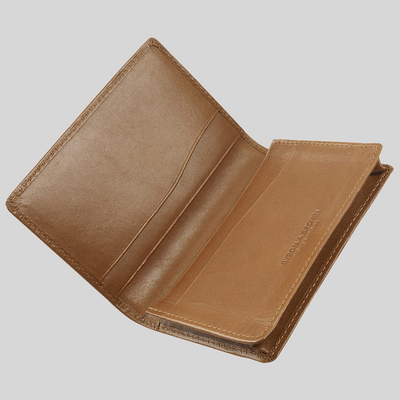Leather Folding Business Card Case