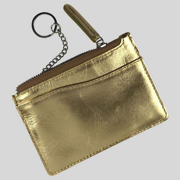 Metallic Card and Key Purse Byron Brown