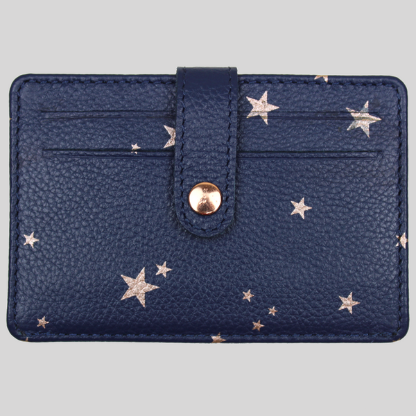 Star Print Folding Card Holder Byron Brown